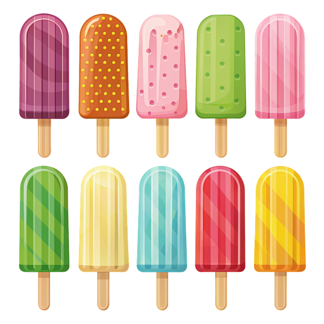 Free sweet ice cream dessert illustration