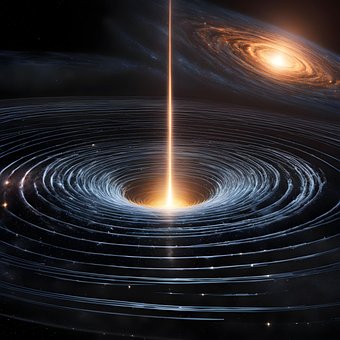 Free Black Hole'S Galaxy illustration and picture