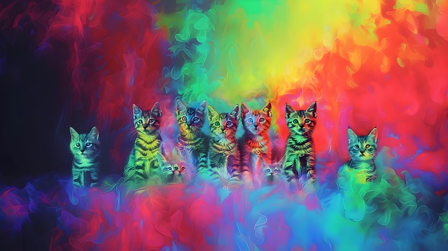 Free red yellow blue illustration