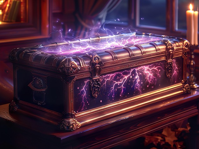 Free ai generated magic chest chest illustration