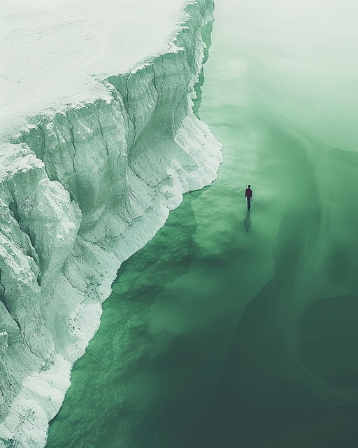 Free ai generated snow edge winter illustration