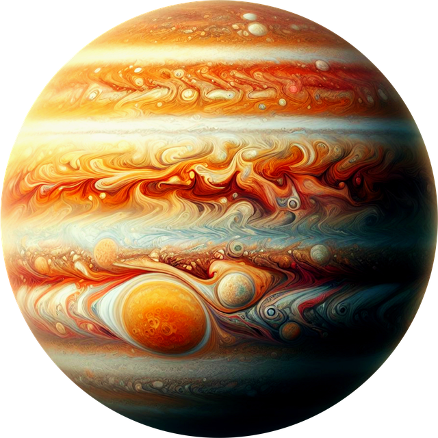 Free planet jupiter exoplanet illustration