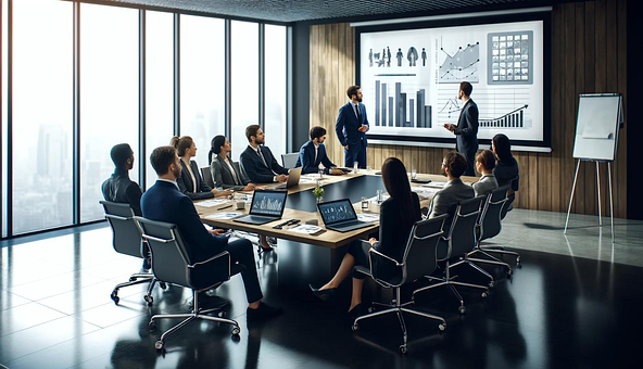 Geschäft, Treffen, Büro, Team