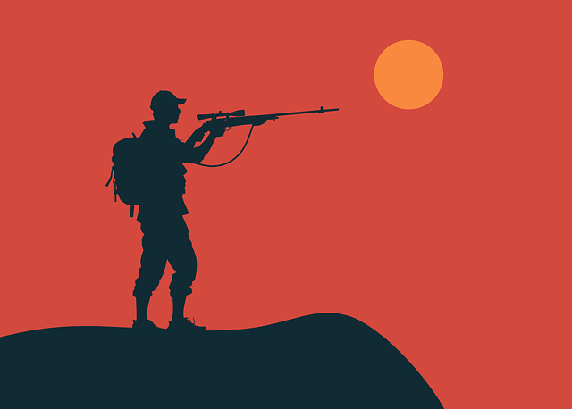 Download free HD stock image of Man Hunting Free man hunting weapon vector