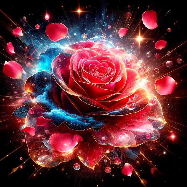 Free ai generated rose flower illustration
