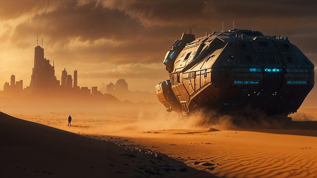 Ai Genereret, Klit, Sci-Fi, Mejetærsker