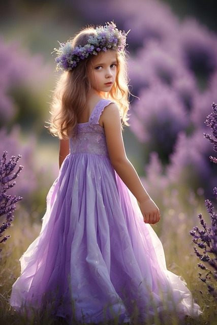 Free ai generated girl nature illustration