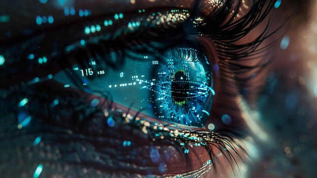 Free ai generated eye pupil illustration