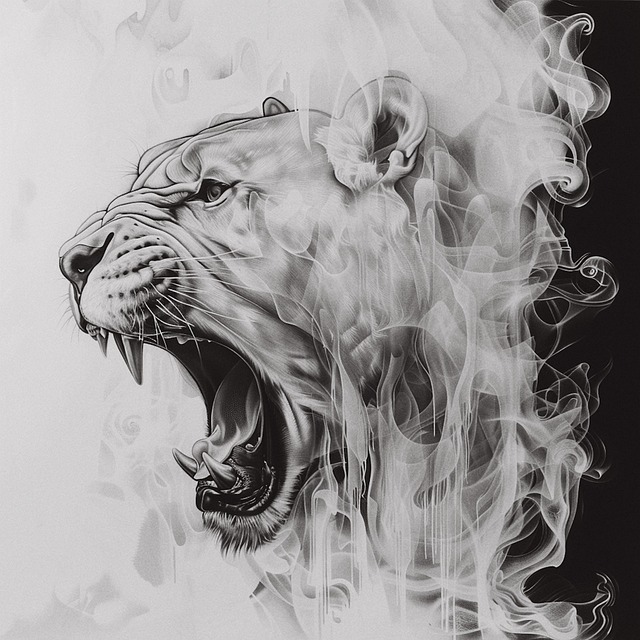 Free animal mammal tiger illustration