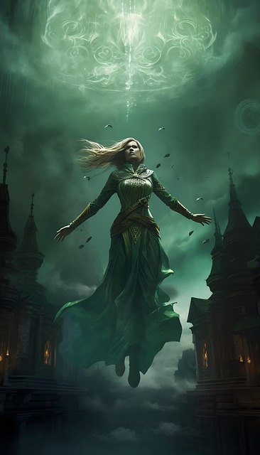 Free ai generated woman fantasy illustration