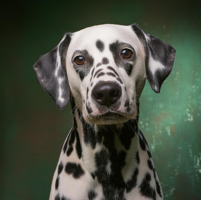 Free ai generated dog dalmatian illustration