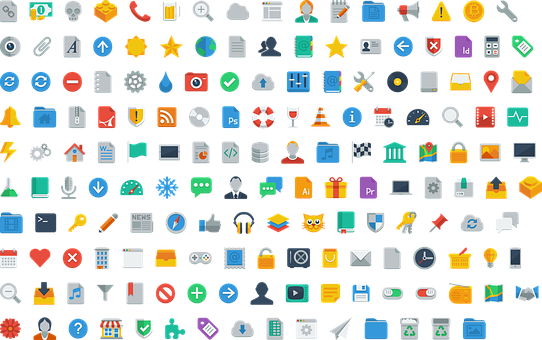 Symbole, Sammlung, Einstellen, Abstrakt