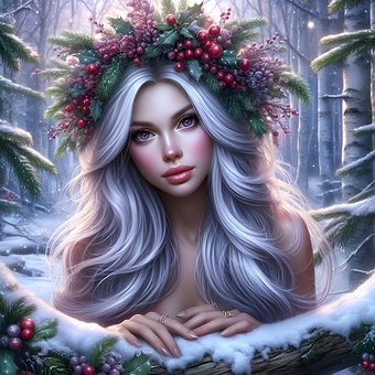 Free Woman Beautiful illustration and picture