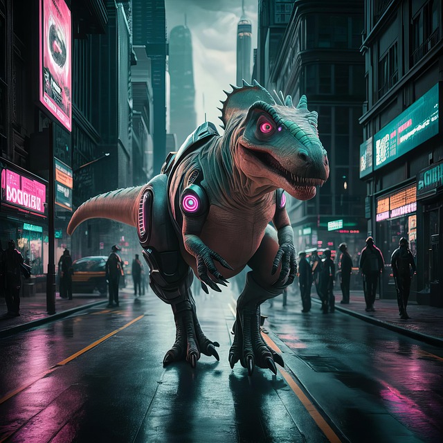 Free ai generated tyrannosaurus rex trex illustration