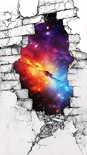 Free ai generated portal cosmic illustration