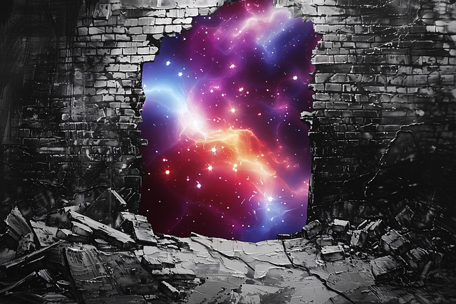Free ai generated cosmic portal illustration