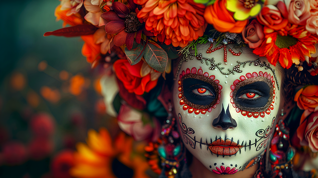 Free woman catrina model illustration