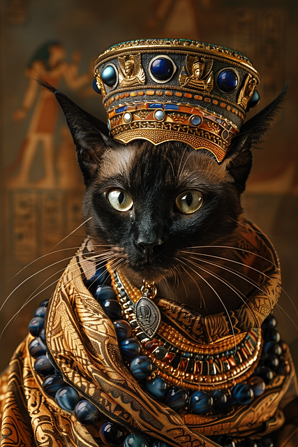 Kat, Siamesisk Kat, Kostume, Egyptisk