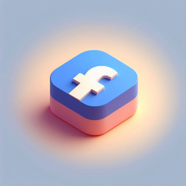 Free Facebook 3D illustration and picture