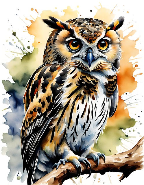 Download free HD stock image of Bird Owl Free bird owl ornithology illustration