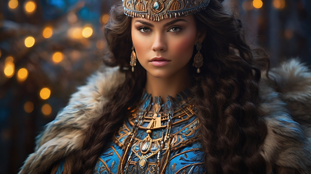 Free Portrait Keywords Nordic Warrior illustration and picture