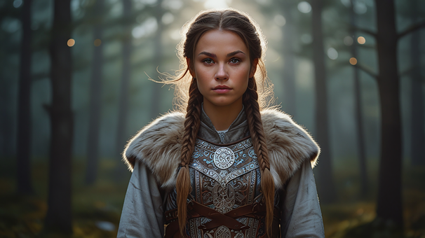 Free Portrait Keywords Nordic Warrior illustration and picture