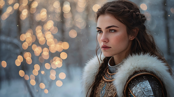 Free Portrait Keywords Nordic Warrior illustration and picture