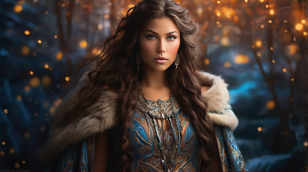 Free Portrait Keywords Nordic Warrior illustration and picture