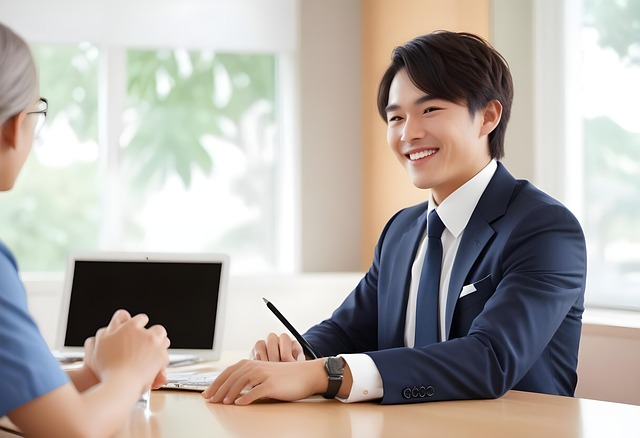 Free businessman people consultation illustration