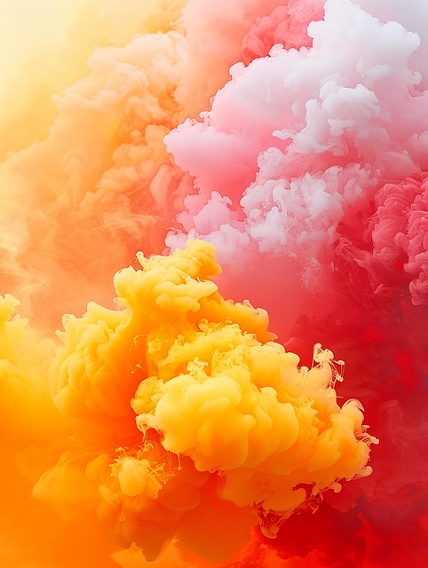 Free colored thin smoking illustration