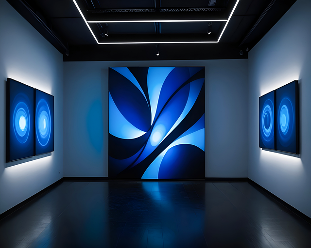 Free ai generated showroom exhibition illustration