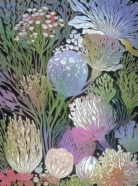 Flora Computer Generated Download Ai Generated, Underwater, Flora. Royalty-Free Stock ...