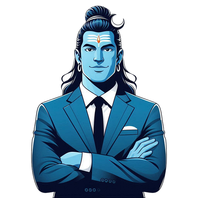 Free shiva businessman art vector