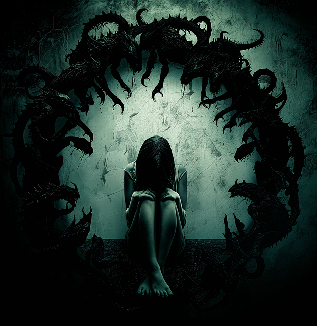 Free ai generated anxiety depression illustration