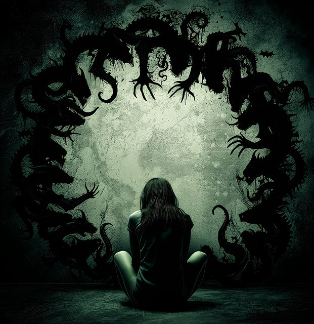 Free ai generated anxiety depression illustration