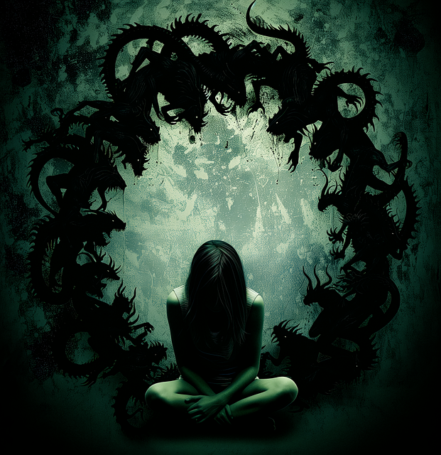 Free ai generated anxiety depression illustration