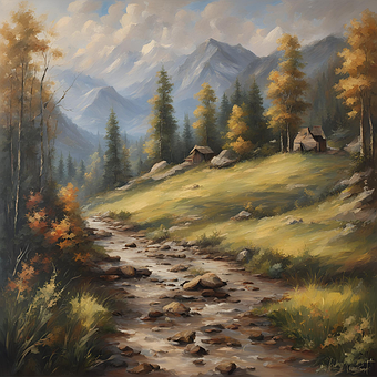 Free Landscape Countryside illustration and picture