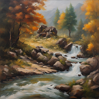 Free Painting Landscape illustration and picture