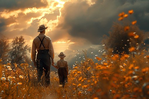 Padre E Hijo, Padre, Familia, Hijo, Amor