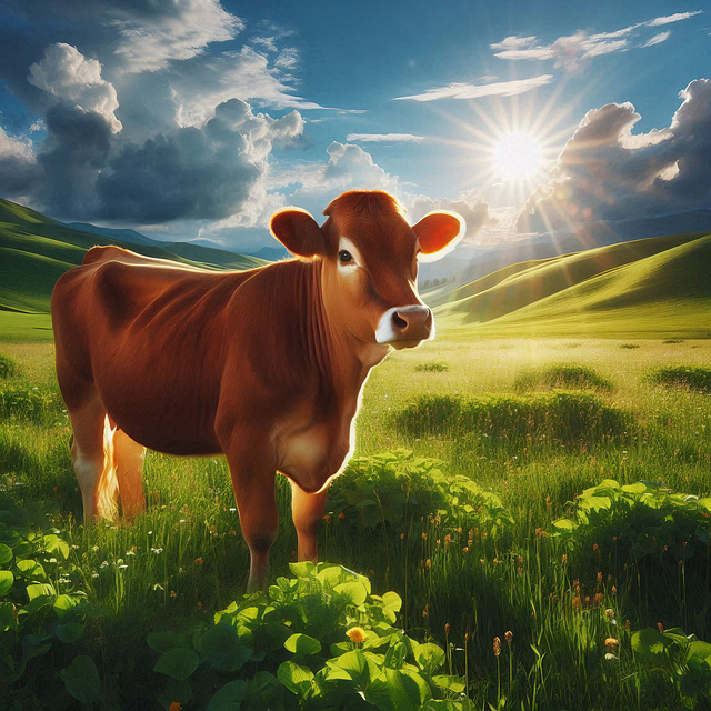 Free cow nature cattle illustration