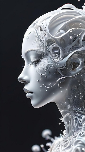 Free robot technology future illustration