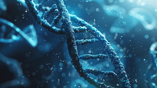 Free dna genetic structure illustration