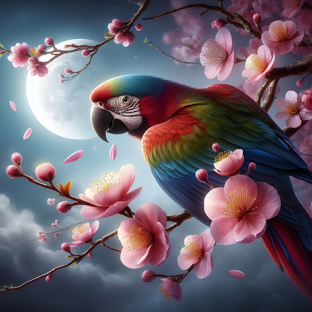 Free Parrot Bird illustration and picture
