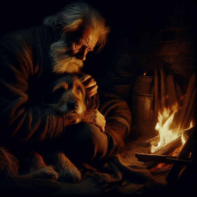Free man old nature illustration