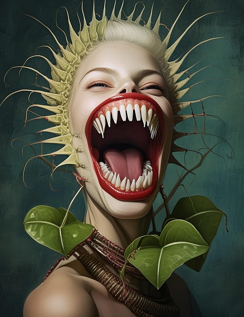 Free ai generated woman nature illustration
