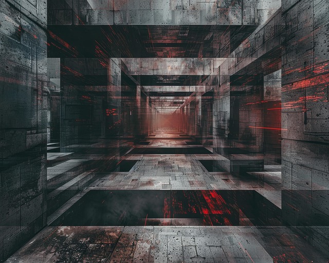 Free indoors architecture flooring illustration