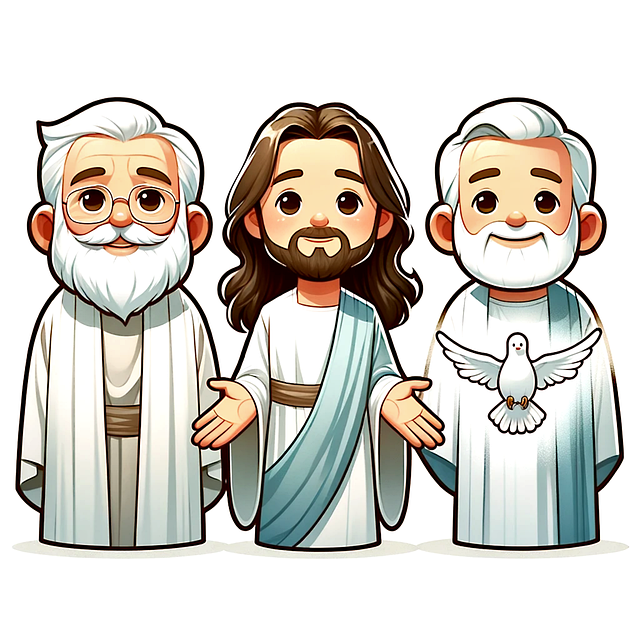 Free trinitarian theology eternal triunity coequal persons illustration