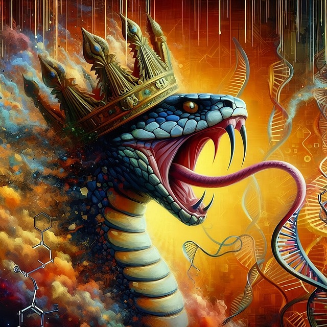Download free HD stock image of Ai Generated Snake Free ai generated snake viper illustration