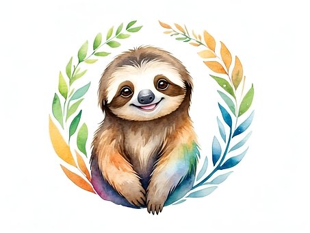 Free Sloth Animals illustration and picture