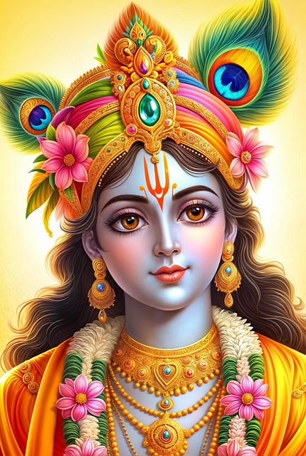 Free Vrindavan Krishna illustration and picture